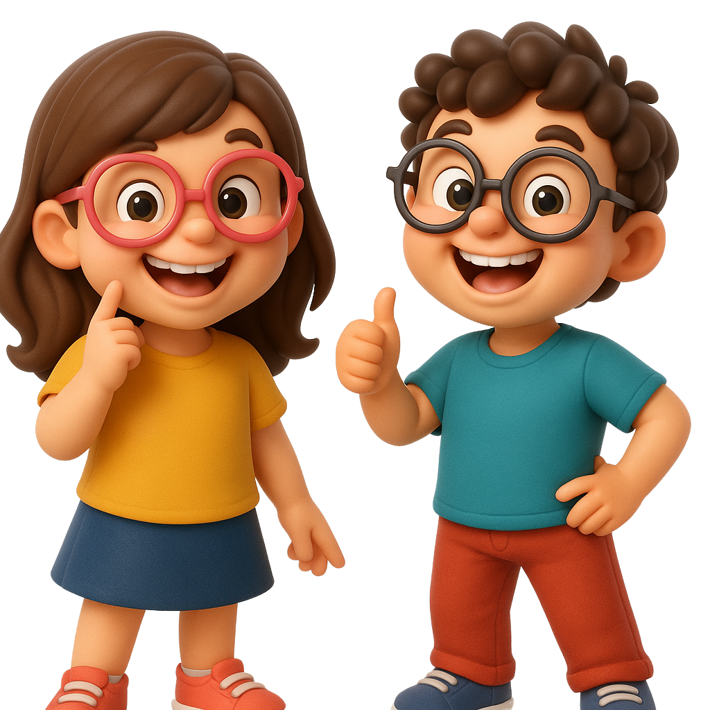 Colorful and durable kids' eyeglasses – VisionPlus eyewear for children