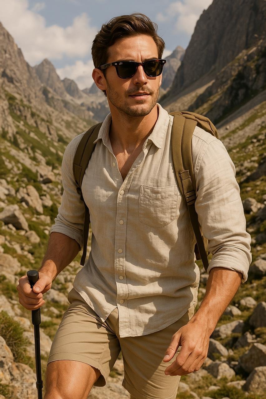 Limited edition men's designer sunglasses by VisionPlus – stylish UV protection