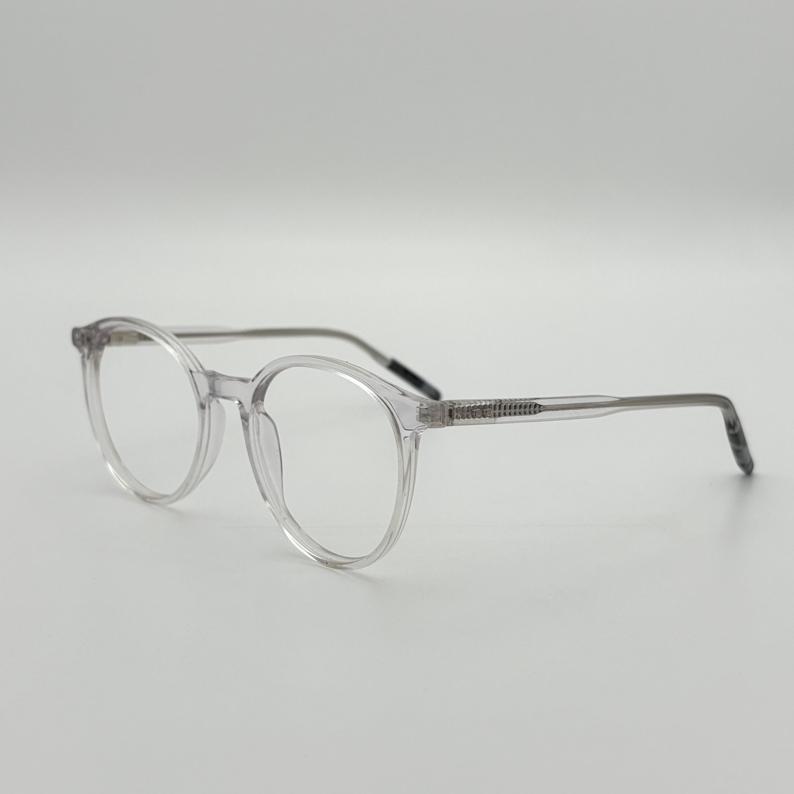 Round Eyeglasses - Transparent