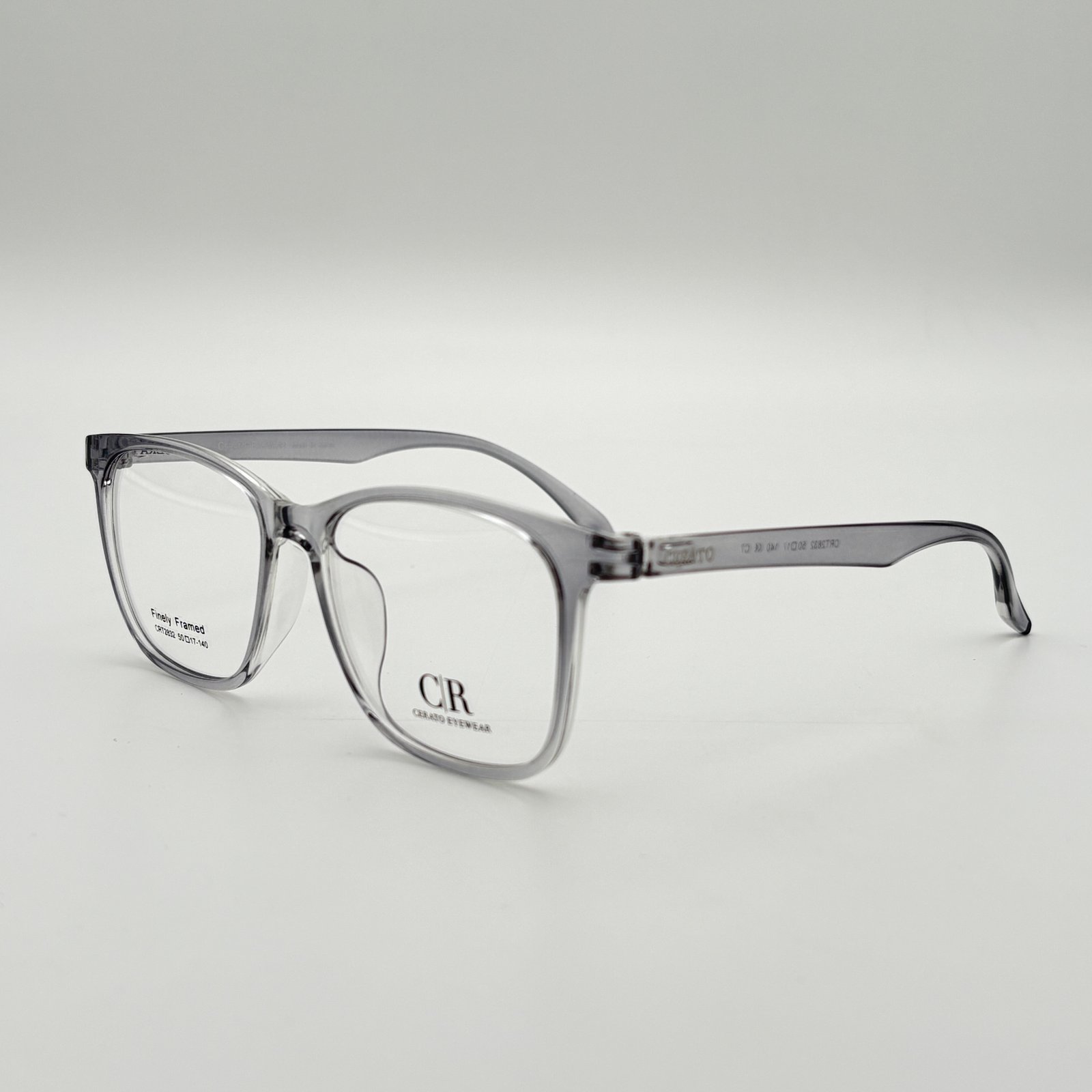 Square Glasses - gray