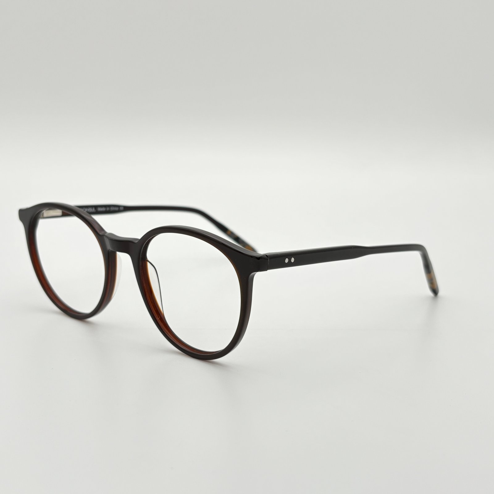 Round Eyeglasses - Brown